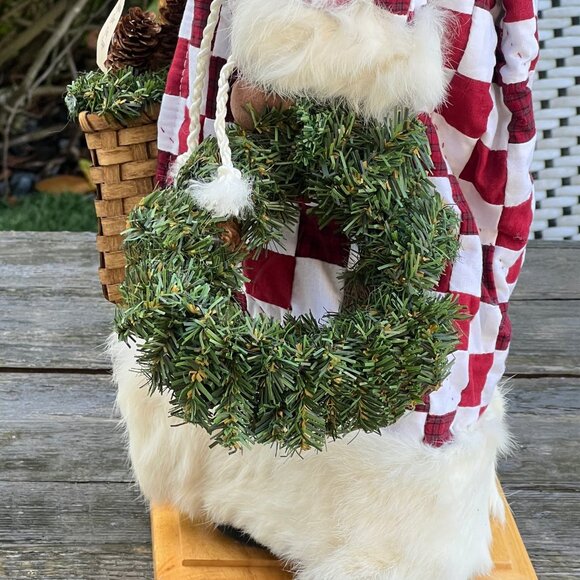 LYNN HANEY "Country Time Memories" Large SANTA #2171 SIGNED 2001 Good List Bear - Picture 9 of 15